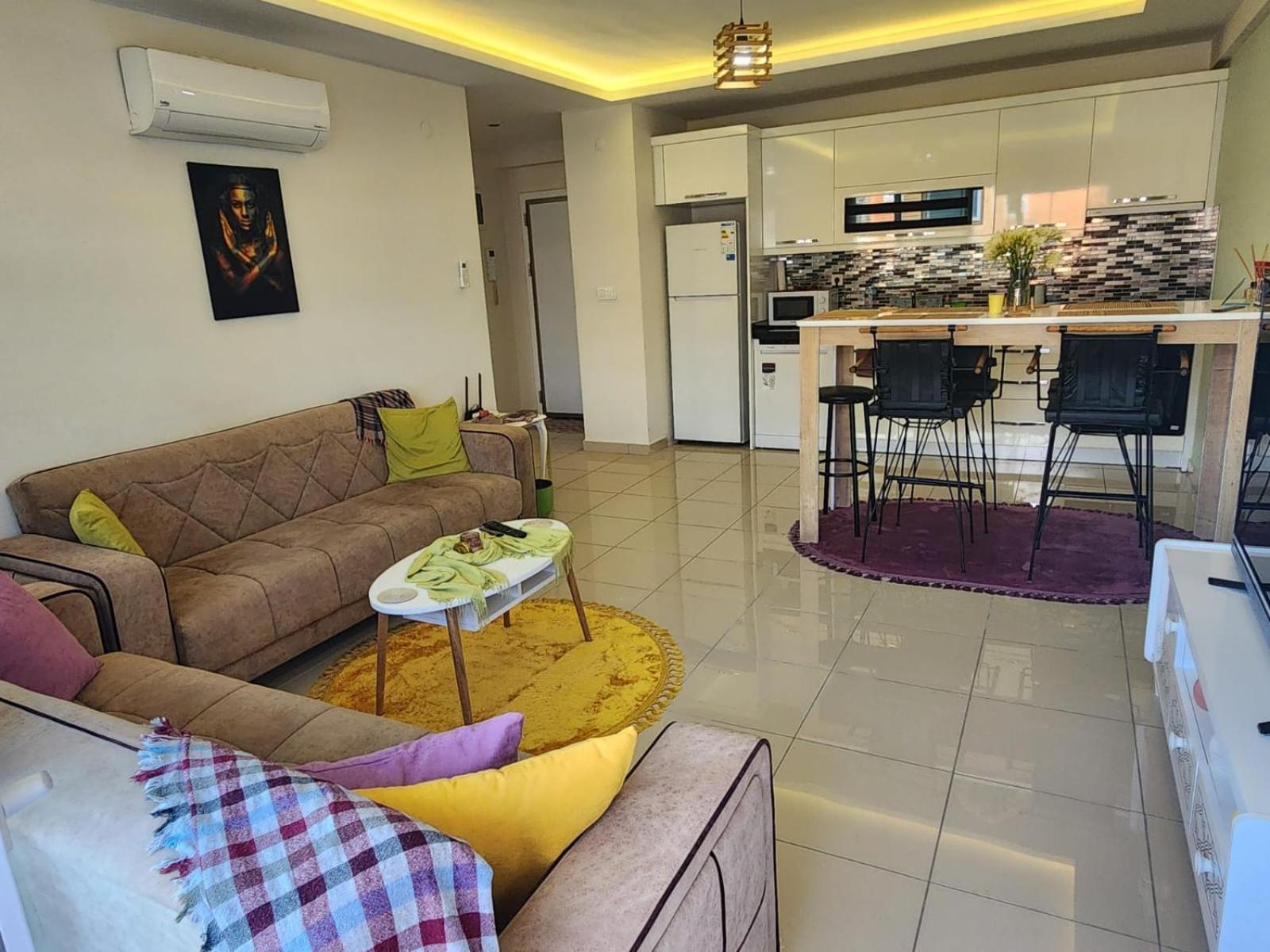 Cozy Sea View Next To The Beach, In The Mid Of The Market, Saturday Bazar, Restaurants & Bars Etc, Alanya Mahmutlar! Lejlighed Eksteriør billede